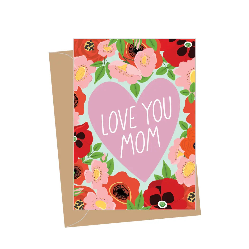 mini Love You Mom Card