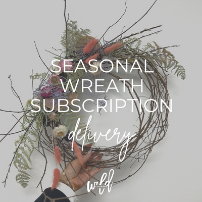 Designer's Choice Seasonal Wreath Subscription - Delivery